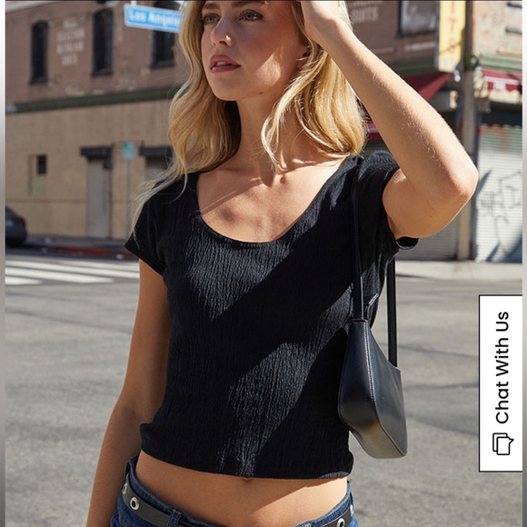 John Galt Black Zelly Basic T-Shirt - Picture 1 of 3